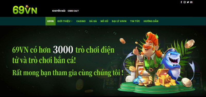 Một số sản phẩm cá cược tại nhà cái 69vn